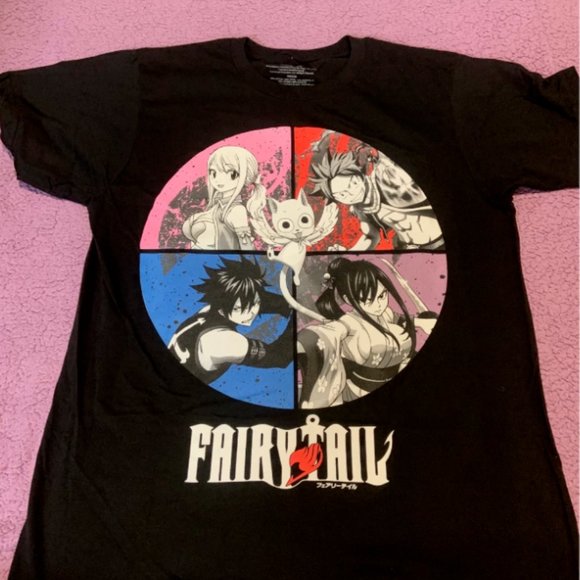 Hot Topic Other - Fairy Tail Anime Adult T-Shirt Hot Topic